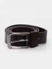 Шоколадный ремень классический мужской, из экокожи, 120 см