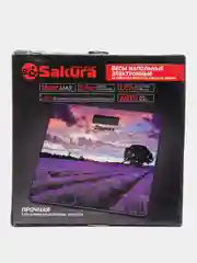 Весы напольные Sakura SA-5065LF ultraslim электронные, лавандовое поле, до 180 кг
