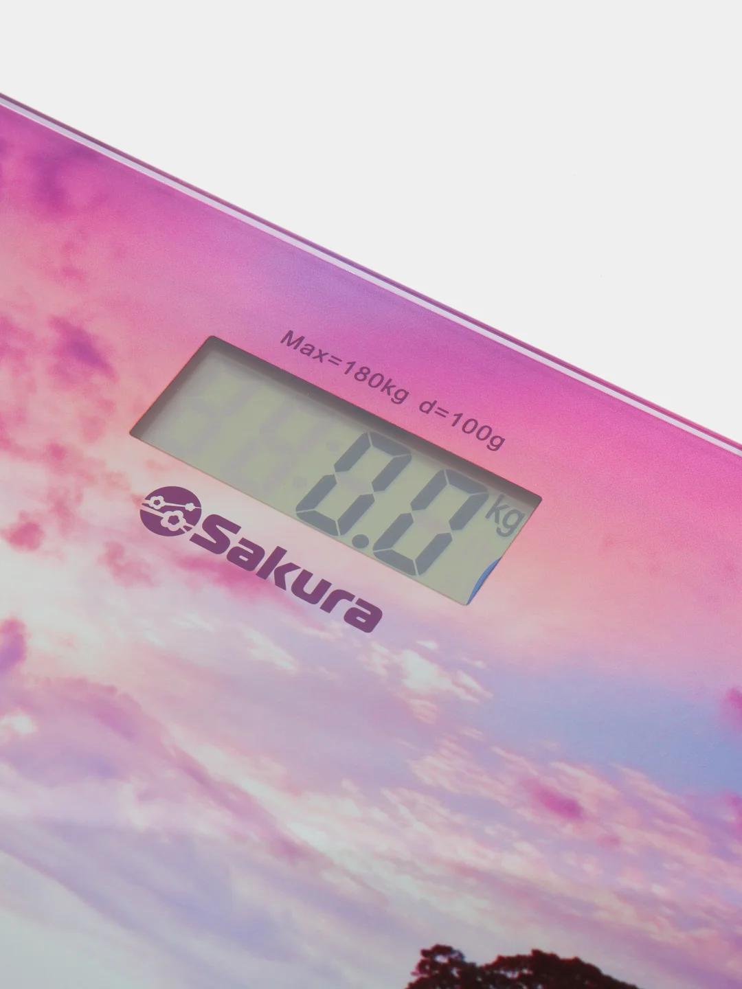 Весы напольные Sakura SA-5065LF ultraslim электронные, лавандовое поле, до 180 кг