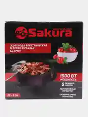 Фиолетовый электросковорода Sakura SA-7712V 32*9см