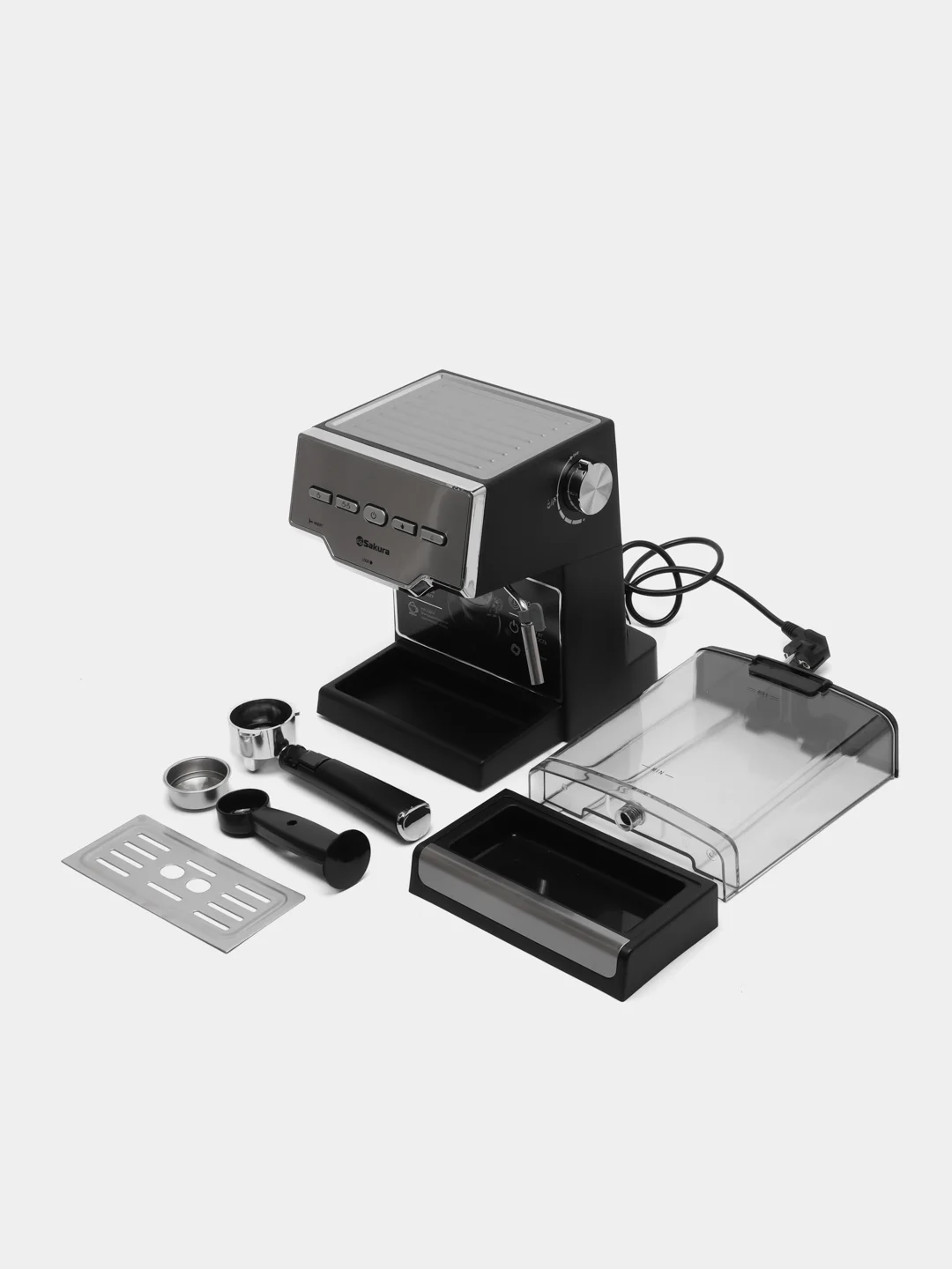 Кофеварка Sakura SA-6114 рожковая 1,6л 20бар 1000Вт