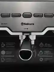 Кофеварка Sakura SA-6114 рожковая 1,6л 20бар 1000Вт