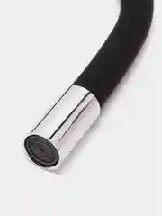 Черный смеситель для кухни с гибким изливом Loffrey LF84810