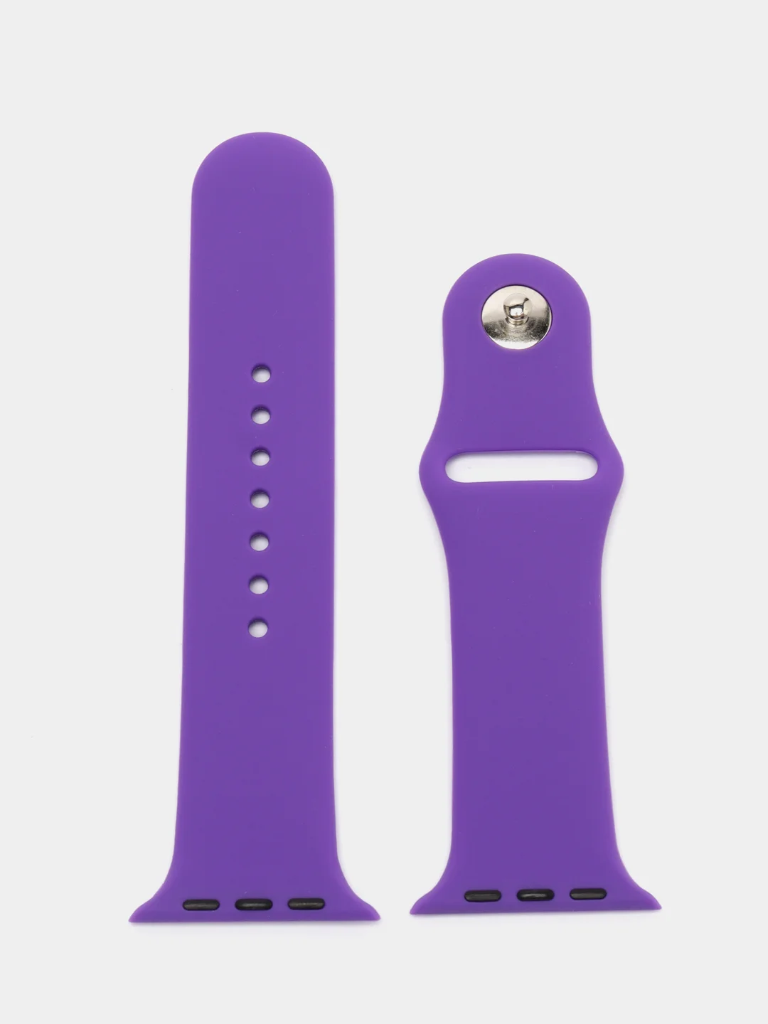 Фиолетовый силиконовый ремешок для часов Apple Watch 1-7