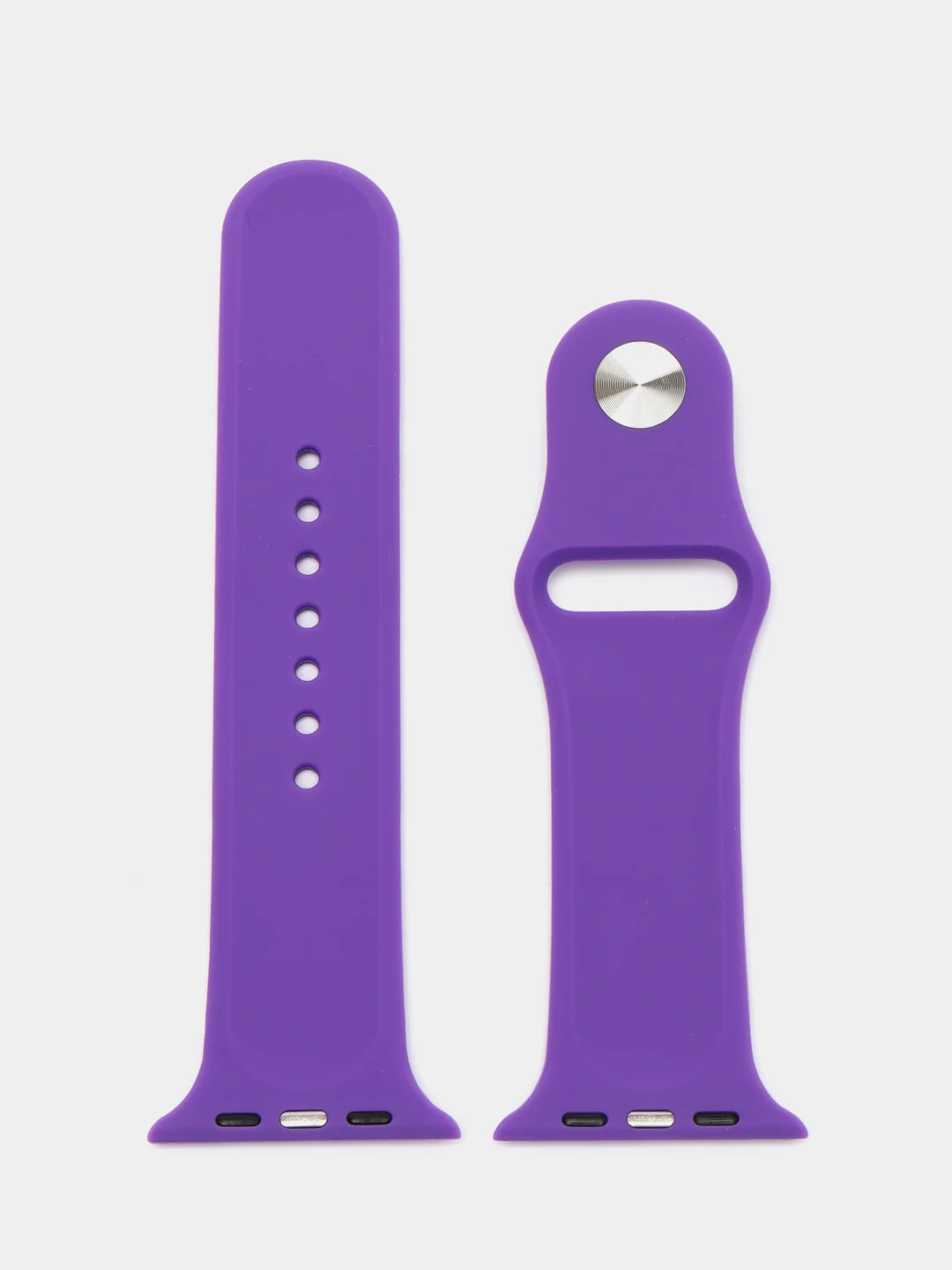 Фиолетовый силиконовый ремешок для часов Apple Watch 1-7