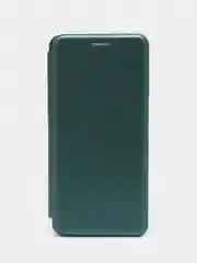 Тёмно-зелёный чехол-книжка Samsung Galaxy A13 4G / Самсунг Галакси А13 4Г