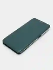 Тёмно-зелёный чехол-книжка Samsung Galaxy A13 4G / Самсунг Галакси А13 4Г