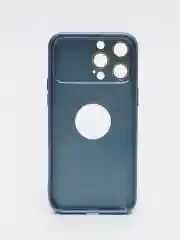 Голубой чехол на iPhone 11/12/13/14/Pro Max, Айфон Про Макс, магнитный поликарбонат, MagSafe