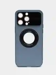 Голубой чехол на iPhone 11/12/13/14/Pro Max, Айфон Про Макс, магнитный поликарбонат, MagSafe