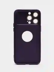 Серый чехол на iPhone 11/12/13/14/Pro Max, Айфон Про Макс, магнитный поликарбонат, MagSafe