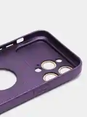 Серый чехол на iPhone 11/12/13/14/Pro Max, Айфон Про Макс, магнитный поликарбонат, MagSafe