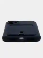 Темно-синий чехол для iPhone 14, 13, 12, 11 Pro Max, XS/X, XR, 7 / 8, Plus с карманом для карт