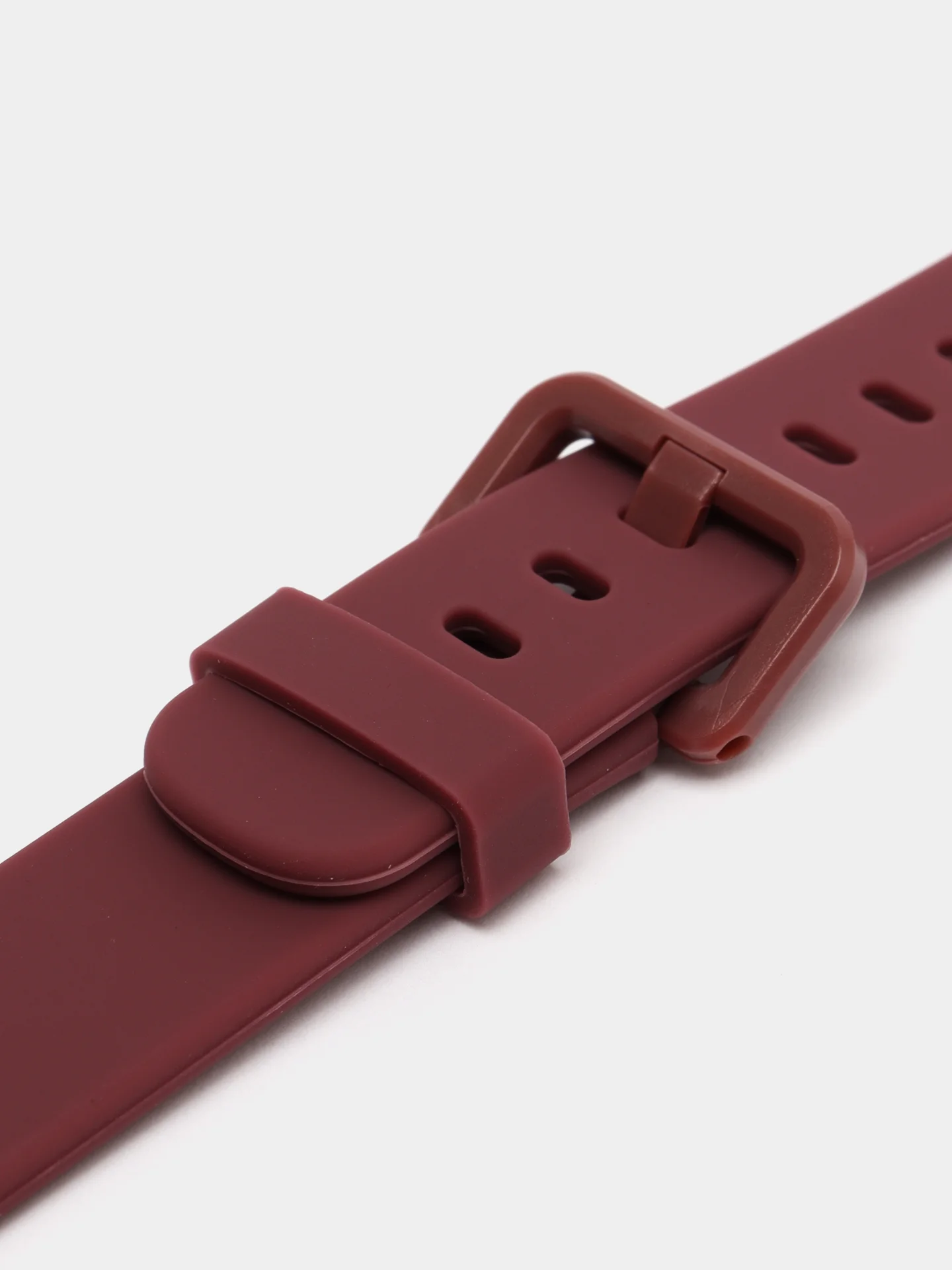 Бордовый ремешок для Xiaomi Mi Band 8, силиконовый