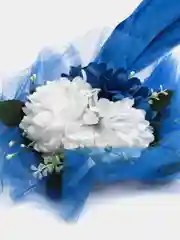 Синий украшение на капот автомобиля/ свадебные украшения на машину