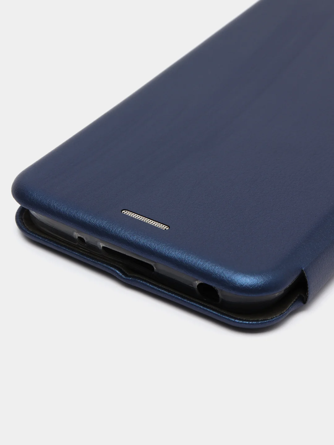 Синий чехол-книжка Xiaomi Redmi 10 (Сяоми Редми 10), экокожа