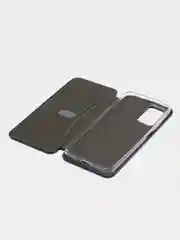 Синий чехол-книжка Xiaomi Redmi 10 (Сяоми Редми 10), экокожа