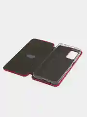 Красный чехол-книжка Xiaomi Redmi 10 (Сяоми Редми 10), экокожа