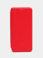 Красный чехол-книжка Xiaomi Redmi 10 (Сяоми Редми 10), экокожа
