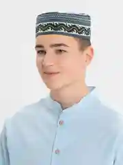 Бирюзовый тюбетейка мужская