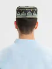 Зеленый тюбетейка мужская