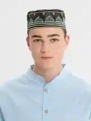 Зеленый тюбетейка мужская