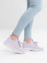 Фиолетовый кроссовки женские, летние