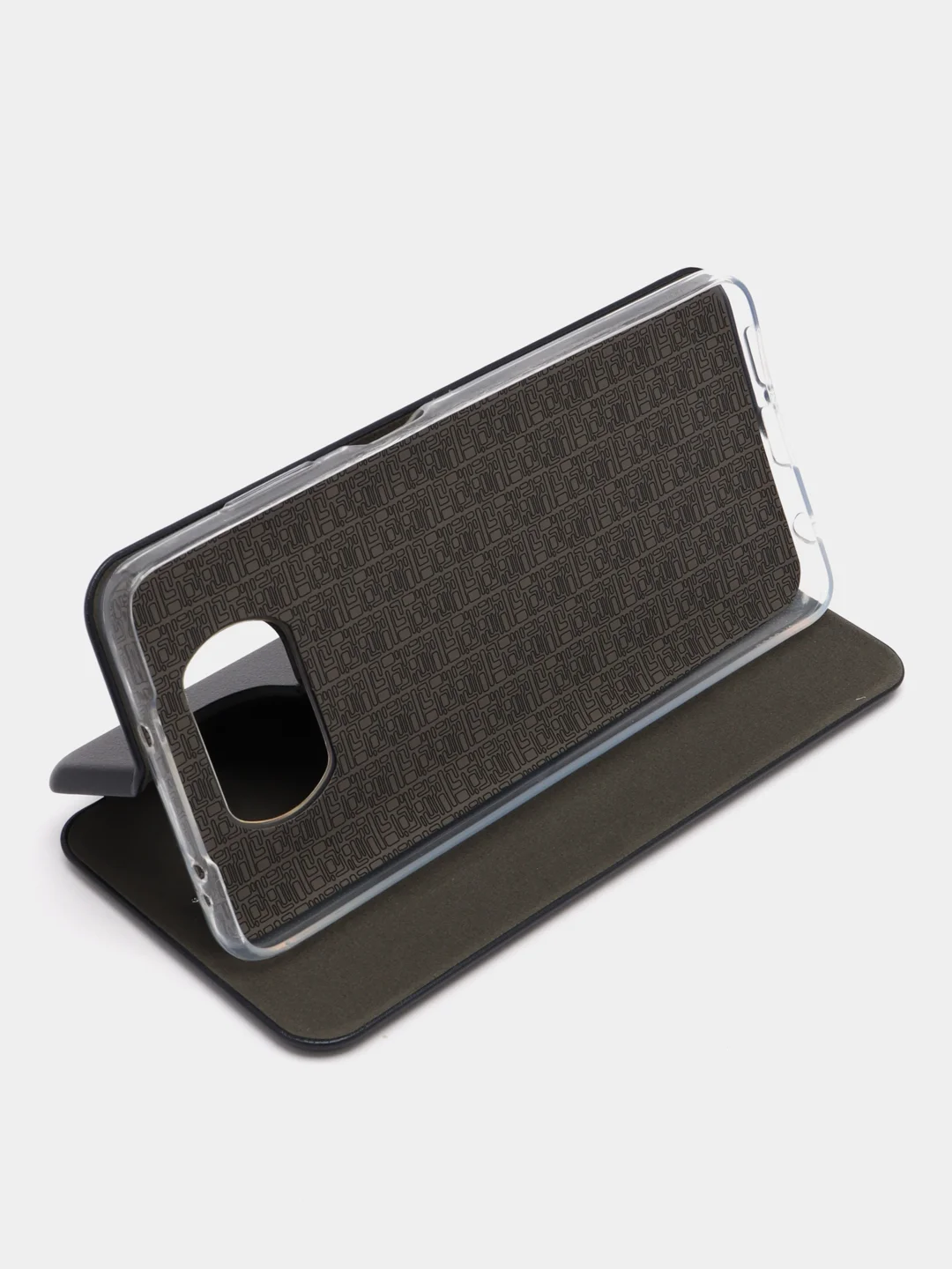 Темно-синий чехол книжка Xiaomi Poco X3, NFC