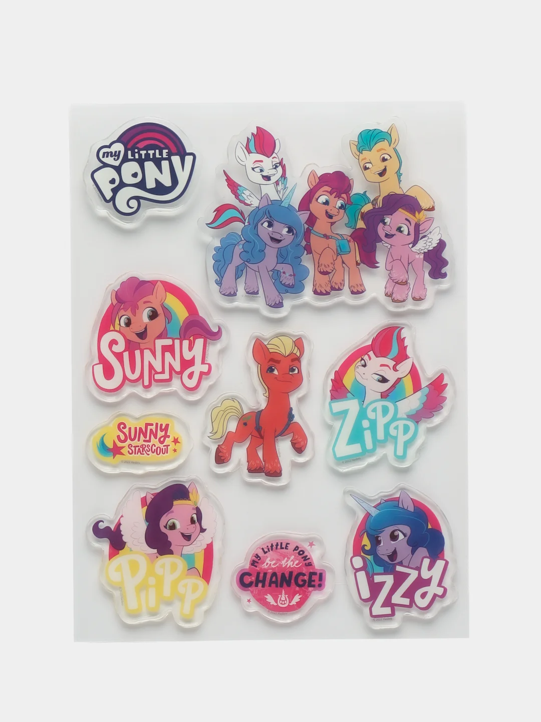 Наклейки гелевые My Little Pony, дизайн 2