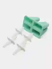Зеленый силиконовая форма для мороженого "Эскимо"