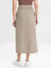 Оливковый юбка карго женская