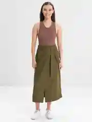 Зеленый юбка карго женская