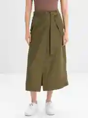 Зеленый юбка карго женская