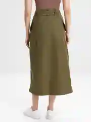 Зеленый юбка карго женская