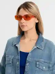 Оранжевый солнцезащитные очки женские
