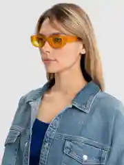 Лимонный солнцезащитные очки женские