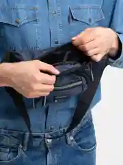 Темно-синий сумка поясная Fashion Sport