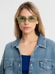Зеленый солнцезащитные очки женские