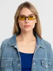 Желтый солнцезащитные очки женские