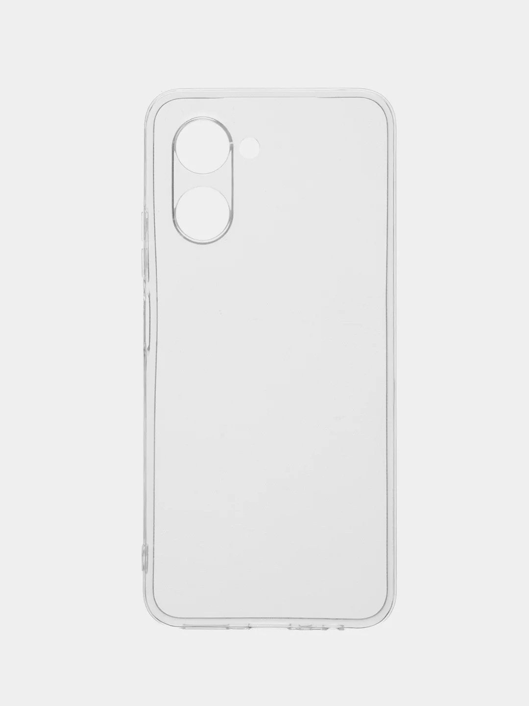 Прозрачный чехол для Realme C33 (Реалми С33) силиконовый, матовый