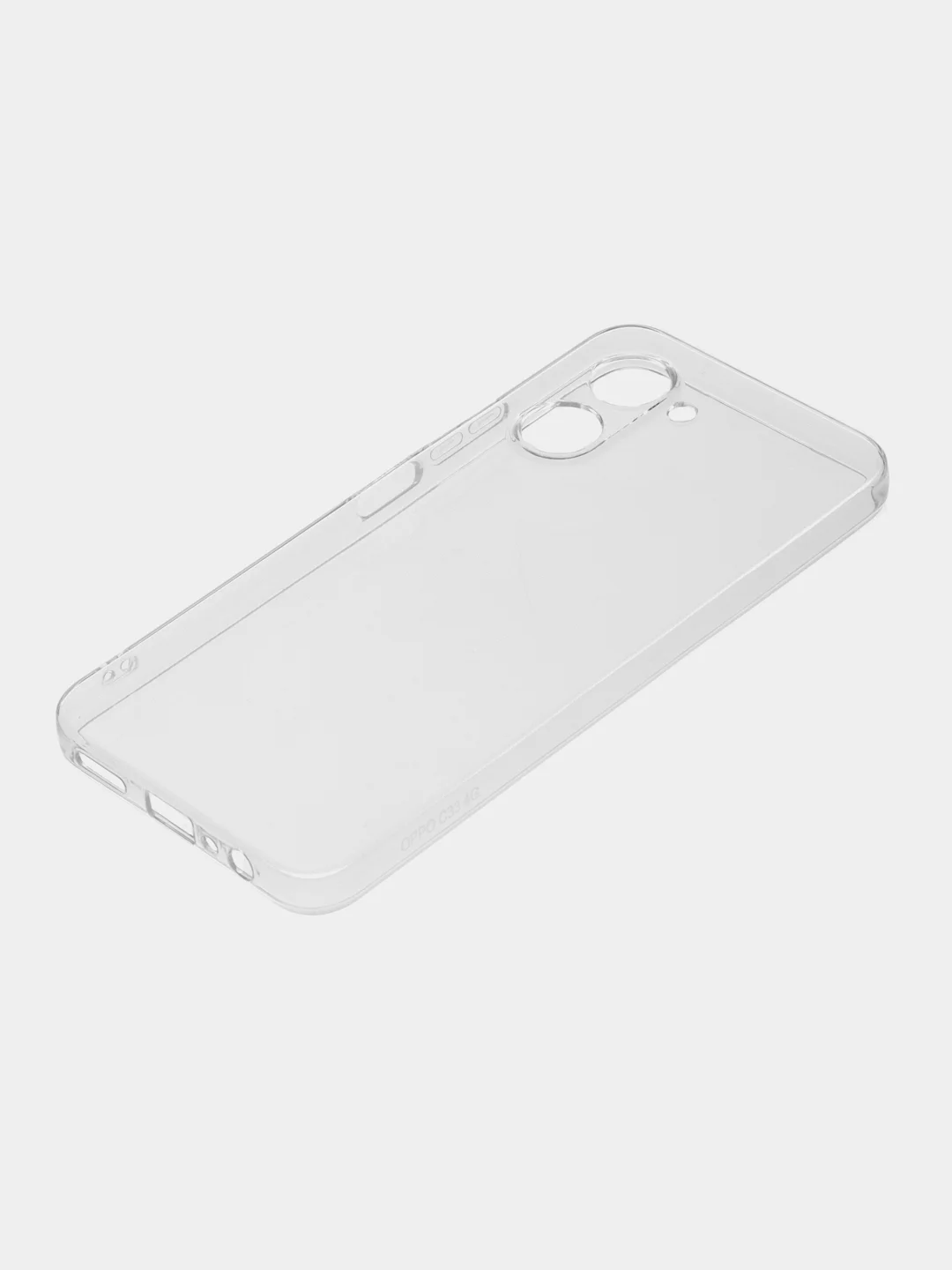 Прозрачный чехол для Realme C33 (Реалми С33) силиконовый, матовый