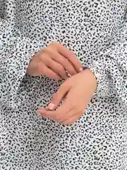 Серебряный мусульманское платье, для намаза