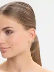 Золотой серьги с подвеской "Сердце"
