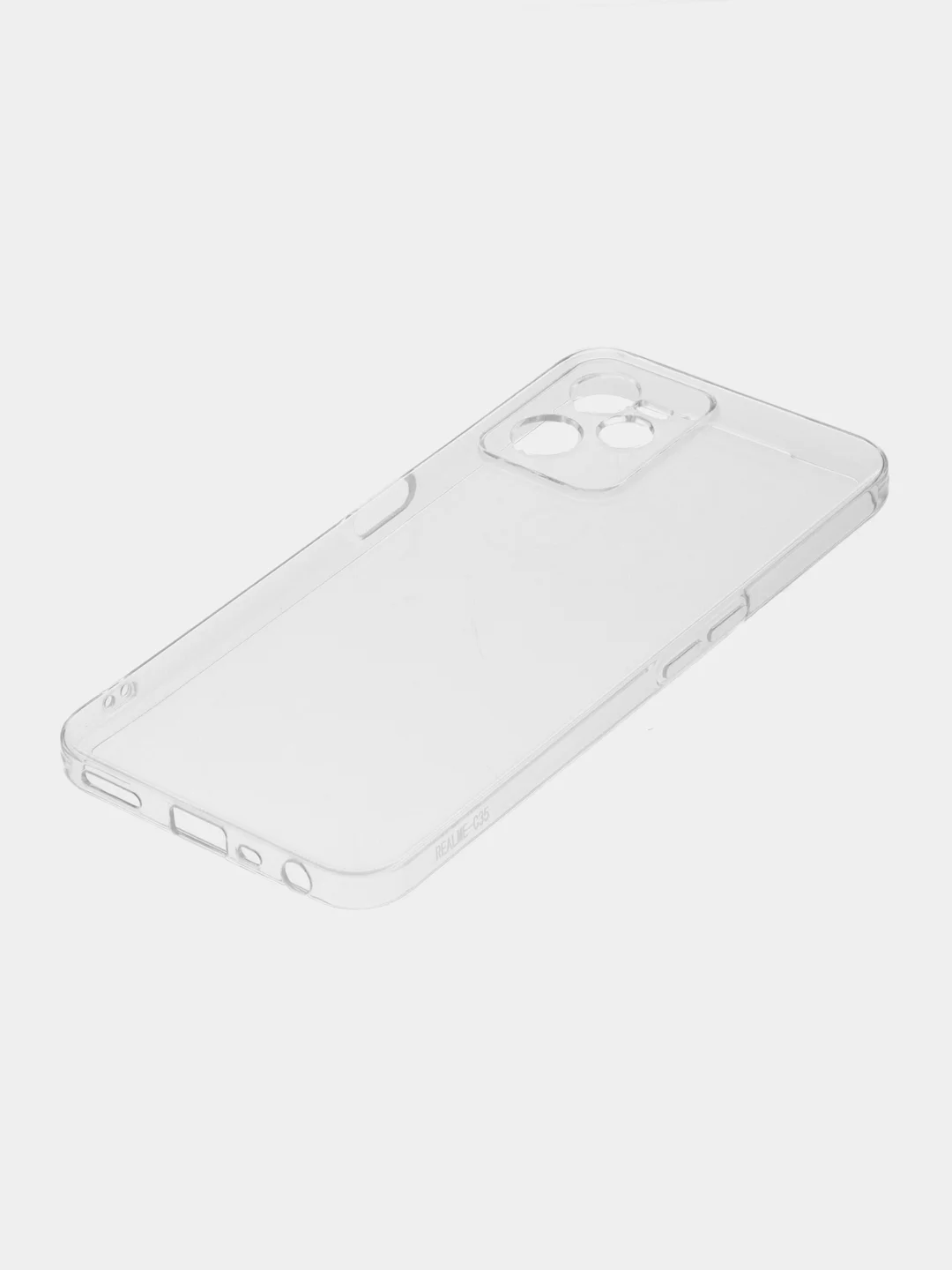 Прозрачный чехол для Realme C35 (Реалми С35), силиконовый, матовый