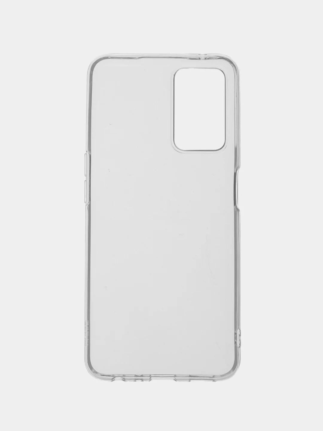 Серебряный чехол силиконовый для Realme 9i 4G, Oppo A96, матовый (Реалми 9i, Оппо А96)