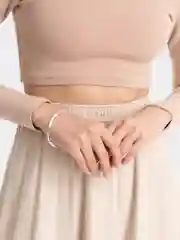 Серебряный браслет женский, бижутерия, серебро