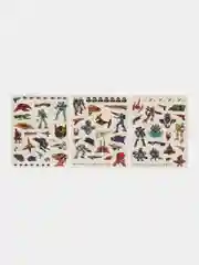 Наклейки-татуировки светящиеся "Космические войны", 3 листа