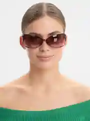 Бордовый очки женские солнцезащитные