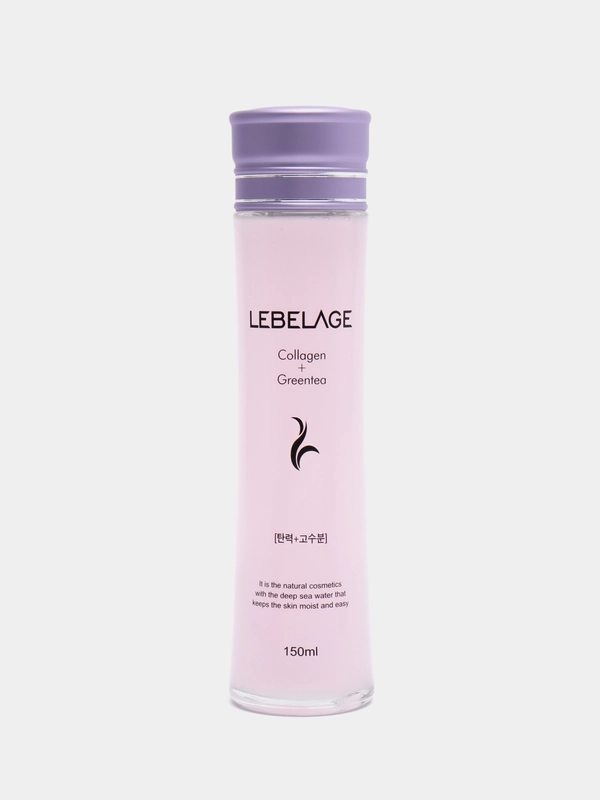 Тонер для лица увлажняющий с коллагеном и зеленым чаем LEBELAGE COLLAGEN+GREEN TEA, 150 мл