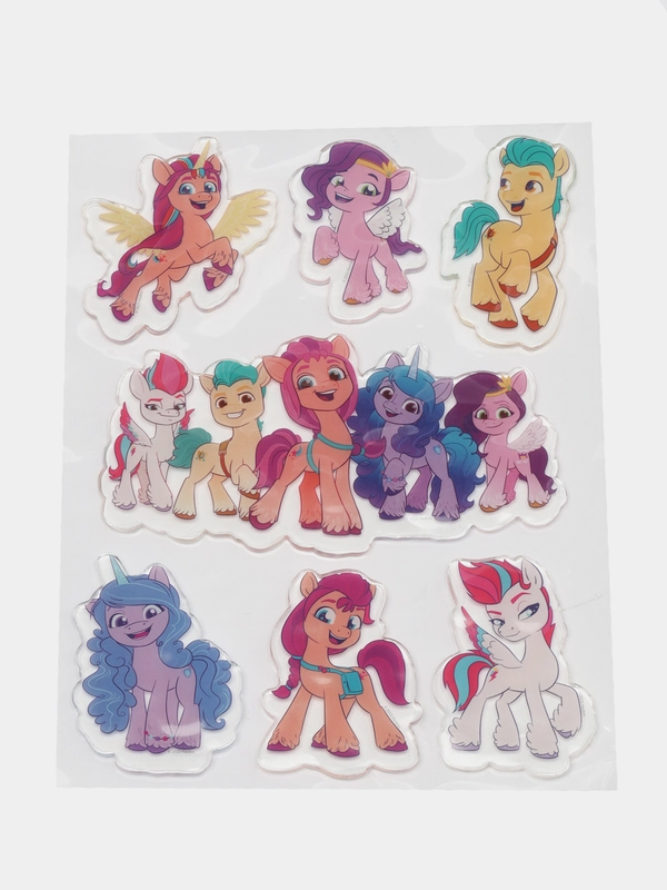 Наклейки гелевые My Little Pony, диз. 1