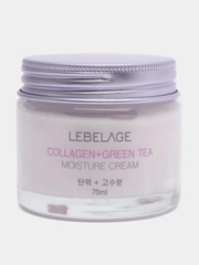 Крем для лица увлажняющий с коллагеном и зеленым чаем LEBELAGE COLLAGEN+GREEN TEA, 60 мл
